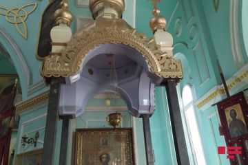 Commemoration ceremony to Azerbaijani martyrs being held at the Russian Orthodox Church in Ganja