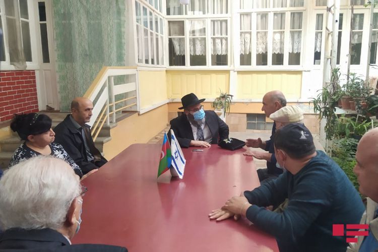 Chief rabbi of Ashkenazis in Azerbaijan met with members of Jewish Religious Community in Ganja - PHOTO