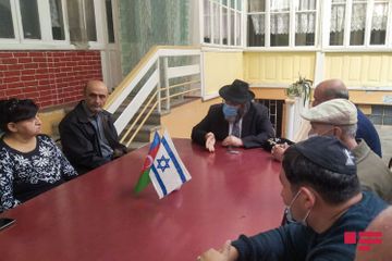 Chief rabbi of Ashkenazis in Azerbaijan met with members of Jewish Religious Community in Ganja - PHOTO
