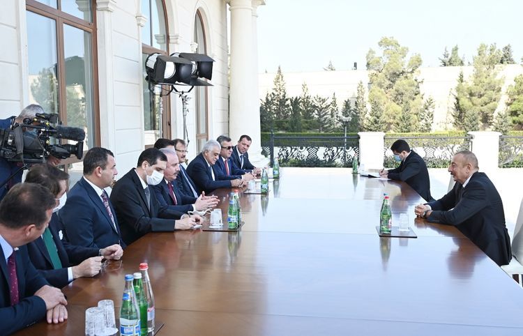 Azerbaijani President received Speaker of the Turkish Grand National Assembly - UPDATED