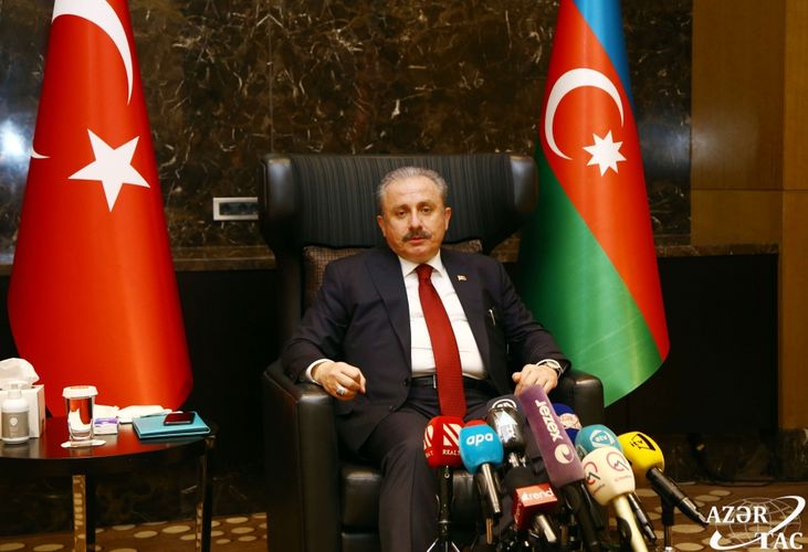 Turkish parliament speaker: Aggressor Armenia must withdraw from Azerbaijani territories