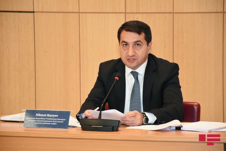 Hikmat Hajiyev: "We also appealed to Armenia through Kasprzyk , to withdraw missile units from Khankendi"