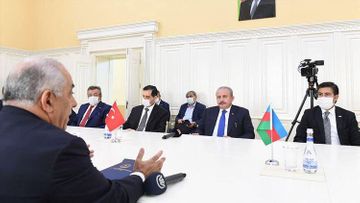 Chairman of Turkish Parliament meets with Azerbaijani PM Ali Asadov
