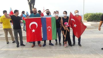 Rally in support of Garabagh held in the Republic of Northern Cyprus - PHOTO