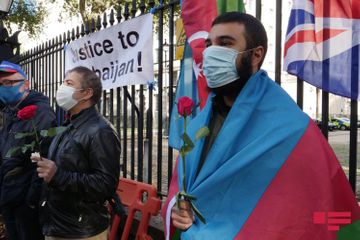 Rally under slogan "End to Armenian aggression" held in London - VIDEO