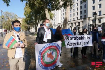 Rally under slogan "End to Armenian aggression" held in London - VIDEO