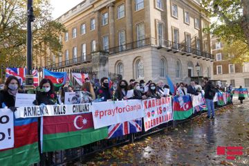 Rally under slogan "End to Armenian aggression" held in London - VIDEO