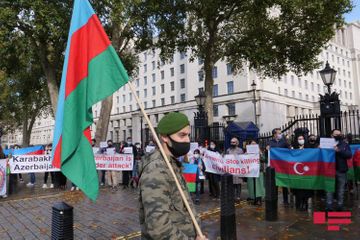 Rally under slogan "End to Armenian aggression" held in London - VIDEO