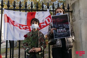 Rally under slogan "End to Armenian aggression" held in London - VIDEO