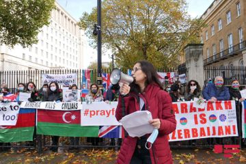 Rally under slogan "End to Armenian aggression" held in London - VIDEO