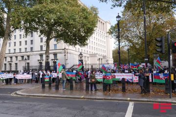 Rally under slogan "End to Armenian aggression" held in London - VIDEO