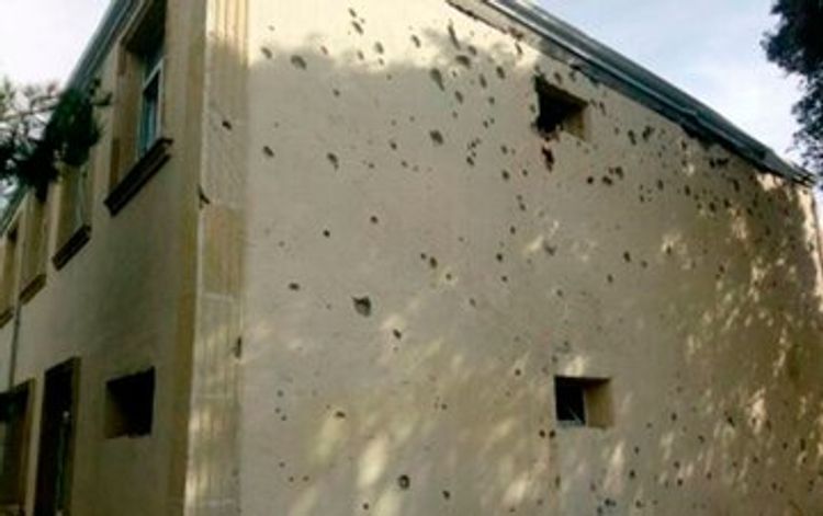 Armenian armed forces fire on school building in Azerbaijan’s Agdam