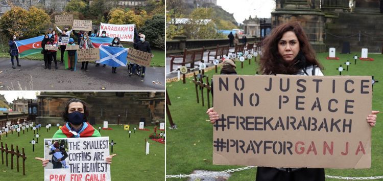 Rally condemning Ganja terror held in Edinburgh