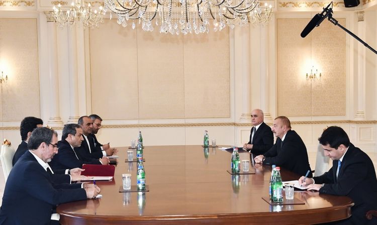 President Ilham Aliyev received delegation led by Special Envoy of Iranian President - UPDATED