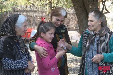 Civilians killed as a result of Armenian terror in Barda, buried  - PHOTO