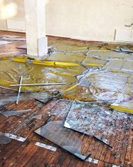 As a result of Armenian terror in Barda, Olympic Sports Complex during damaged - PHOTOSESSION
