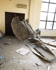 As a result of Armenian terror in Barda, Olympic Sports Complex during damaged - PHOTOSESSION