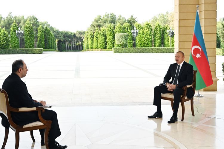 Azerbaijani President: "I think that co- chairing countries should seriously think about what sanctions could be applied against the aggressor in order to make them leave the occupied lands"