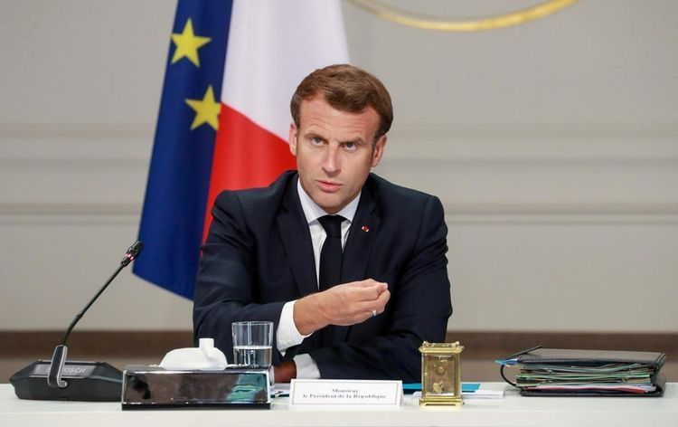 French leader arrives in Iraqi capital on official visit