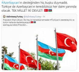 Turkish Foreign Minister expresses gratitude to Azerbaijani President Ilham Aliyev