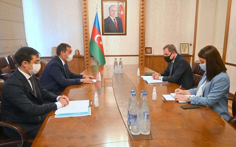 Azerbaijani FM meets with Kazakhstan’s ambassador - PHOTO