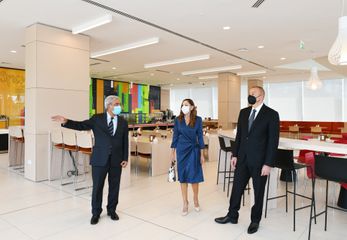 President Ilham Aliyev and first lady Mehriban Aliyeva attended opening of two new blocks of ADA University - UPDATED