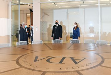 President Ilham Aliyev and first lady Mehriban Aliyeva attended opening of two new blocks of ADA University - UPDATED