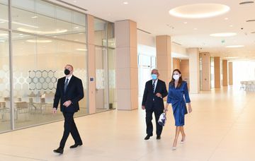 President Ilham Aliyev and first lady Mehriban Aliyeva attended opening of two new blocks of ADA University - UPDATED