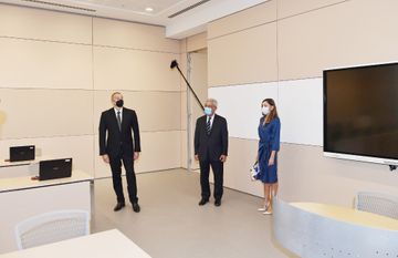President Ilham Aliyev and first lady Mehriban Aliyeva attended opening of two new blocks of ADA University - UPDATED