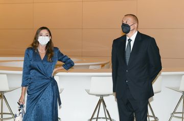 President Ilham Aliyev and first lady Mehriban Aliyeva attended opening of two new blocks of ADA University - UPDATED