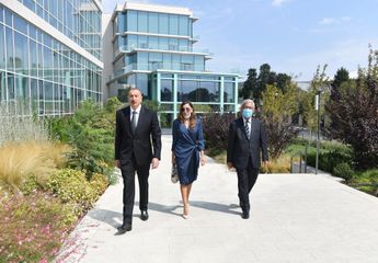 President Ilham Aliyev and first lady Mehriban Aliyeva attended opening of two new blocks of ADA University - UPDATED