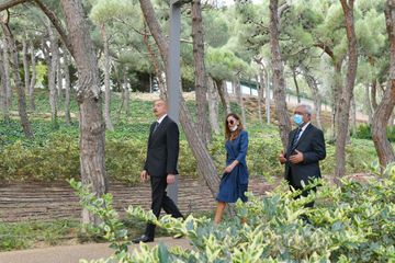 President Ilham Aliyev and first lady Mehriban Aliyeva attended opening of two new blocks of ADA University - UPDATED
