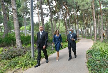 President Ilham Aliyev and first lady Mehriban Aliyeva attended opening of two new blocks of ADA University - UPDATED