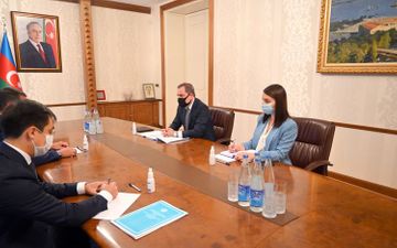Azerbaijani FM meets with Kazakhstan’s ambassador - PHOTO