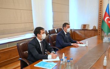 Azerbaijani FM meets with Kazakhstan’s ambassador - PHOTO