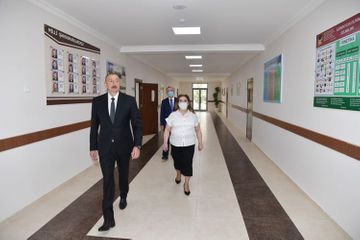 President Ilham Aliyev views renovation work carried out at school No. 251, inaugurates new block of the school - UPDATED