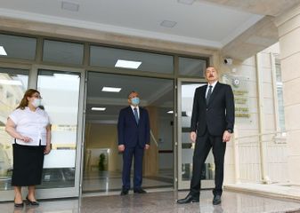 President Ilham Aliyev views renovation work carried out at school No. 251, inaugurates new block of the school - UPDATED