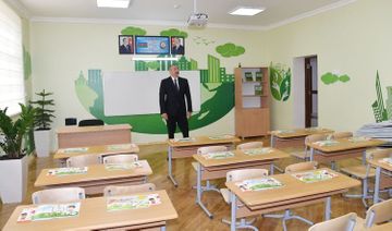 President Ilham Aliyev views renovation work carried out at school No. 251, inaugurates new block of the school - UPDATED