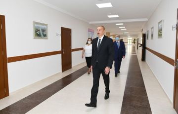 President Ilham Aliyev views renovation work carried out at school No. 251, inaugurates new block of the school - UPDATED
