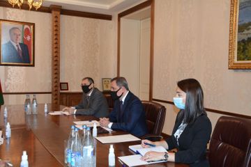 Minister of Foreign Affairs received newly appointed ambassador of Iran to Azerbaijan