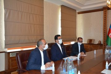 Minister of Foreign Affairs received newly appointed ambassador of Iran to Azerbaijan