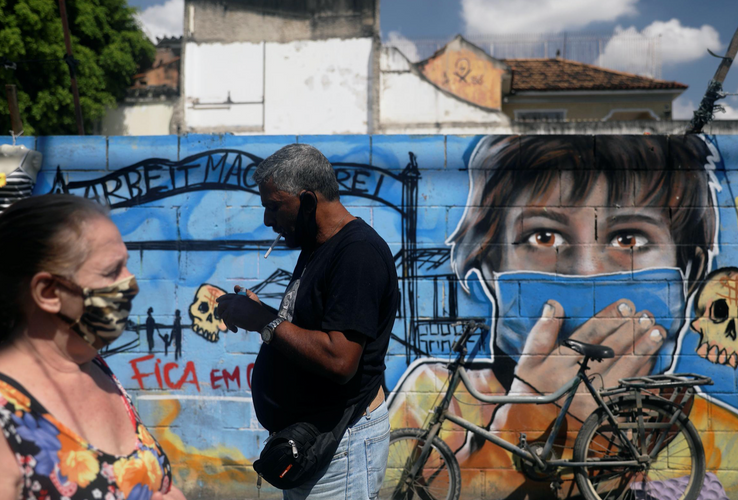Brazil reports 10,273 coronavirus cases, 310 deaths