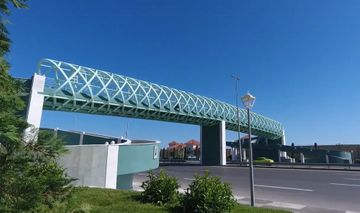 President Ilham Aliyev attends inauguration of above ground pedestrian crossing in Baku - UPDATED