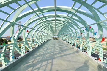 President Ilham Aliyev attends inauguration of above ground pedestrian crossing in Baku - UPDATED