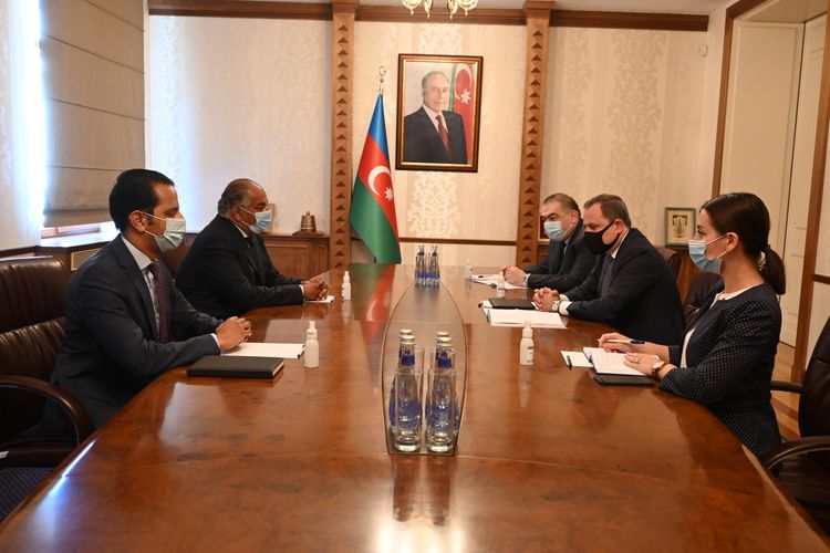 Azerbaijani FM meets with  Egypt's ambassador