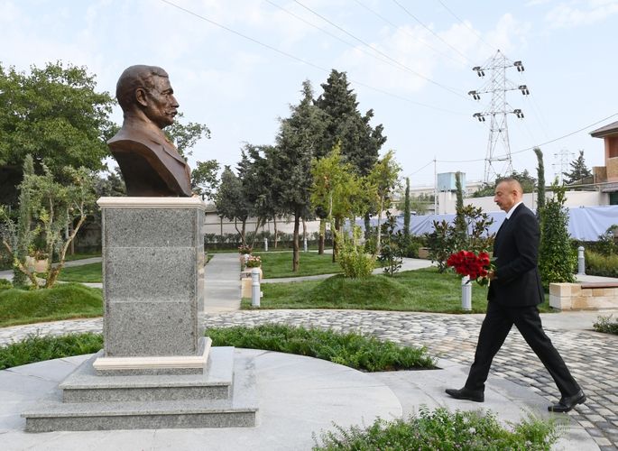  Park named after Murtuza Mukhtarov opened in Amirjan settlement of Baku - UPDATED