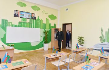 President Ilham Aliyev inaugurated secondary school No.154 in Amirjan settlement - UPDATED