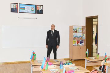 President Ilham Aliyev inaugurated secondary school No.154 in Amirjan settlement - UPDATED
