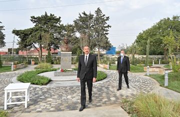 Park named after Murtuza Mukhtarov opened in Amirjan settlement of Baku - UPDATED