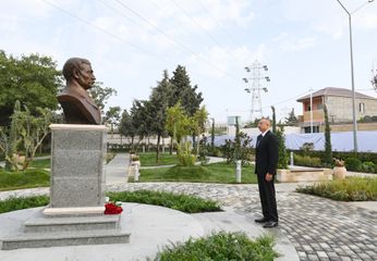  Park named after Murtuza Mukhtarov opened in Amirjan settlement of Baku - UPDATED